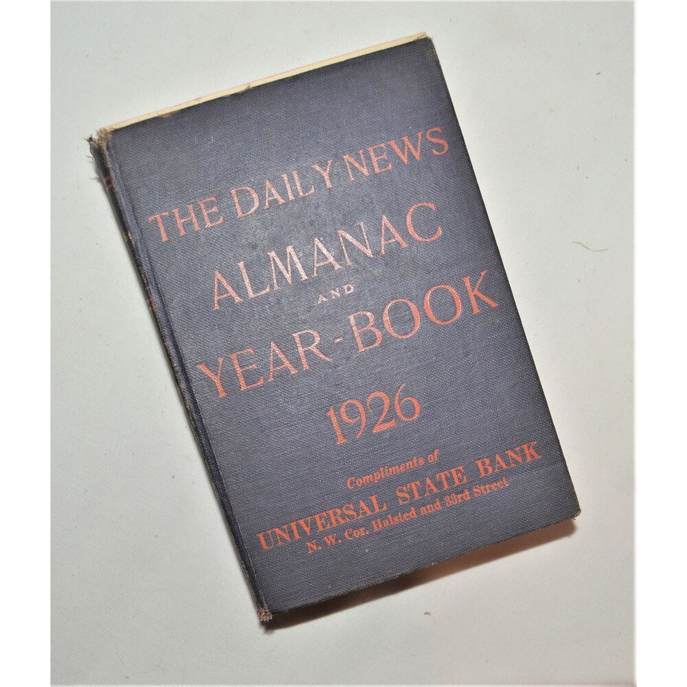 Chicago Almanac Daily News 1926